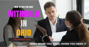 Ohio Rent Withhold Guide: Steps to Legally Withhold Rent Payments