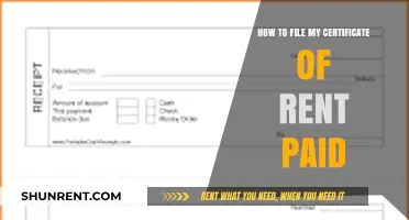 Filing Your Certificate of Rent Paid: A Step-by-Step Guide
