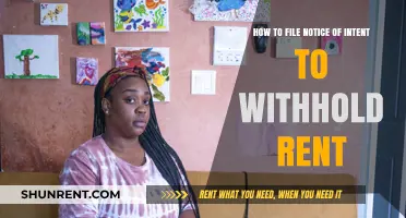 Filing a Notice to Withhold Rent: A Step-by-Step Guide for Tenants
