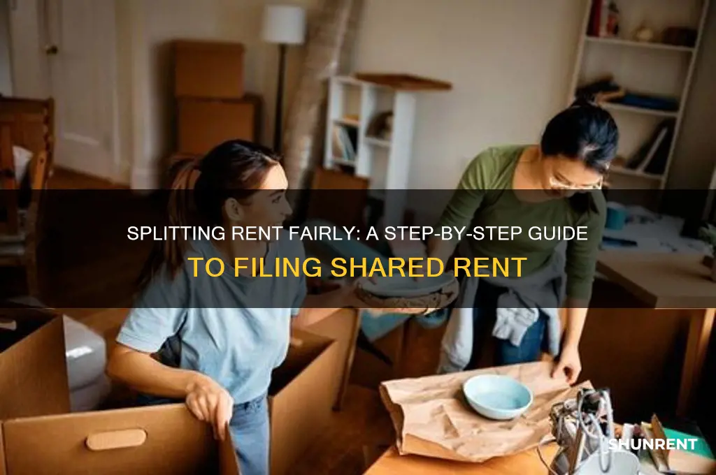 how to file rent when it