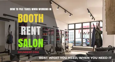Filing Taxes as a Booth Renter: A Salon Professional's Guide