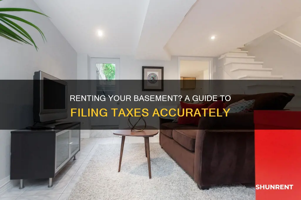 how to file taxes when your basement is rented