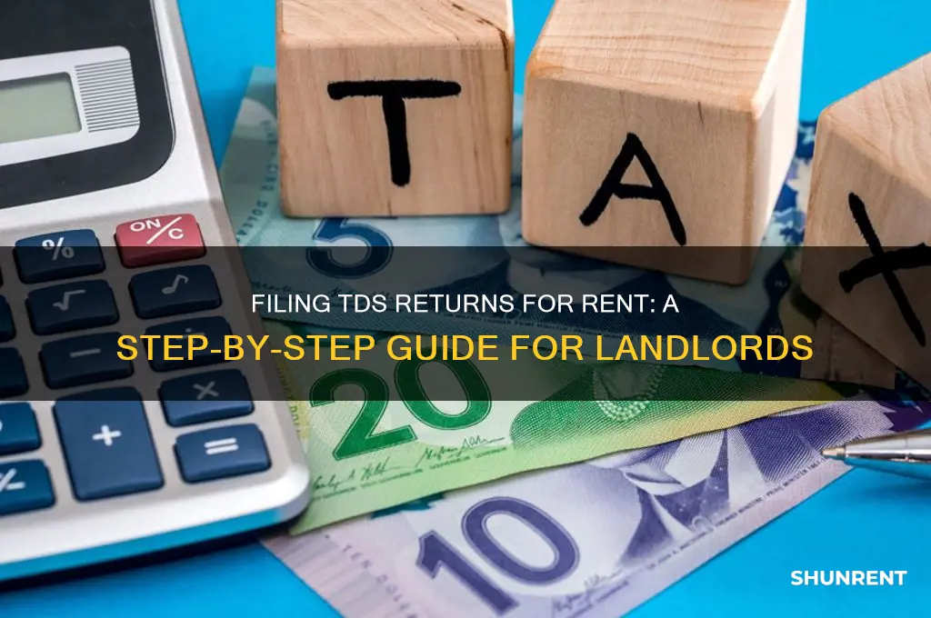 how to file tds return for rent