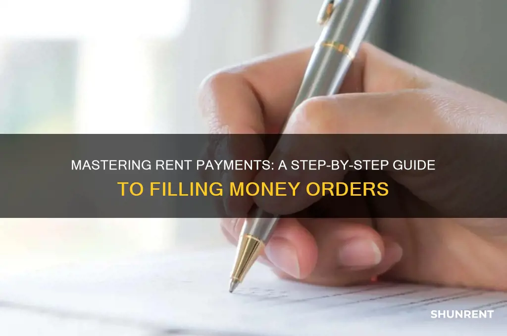 how to fill mkmey order for rent