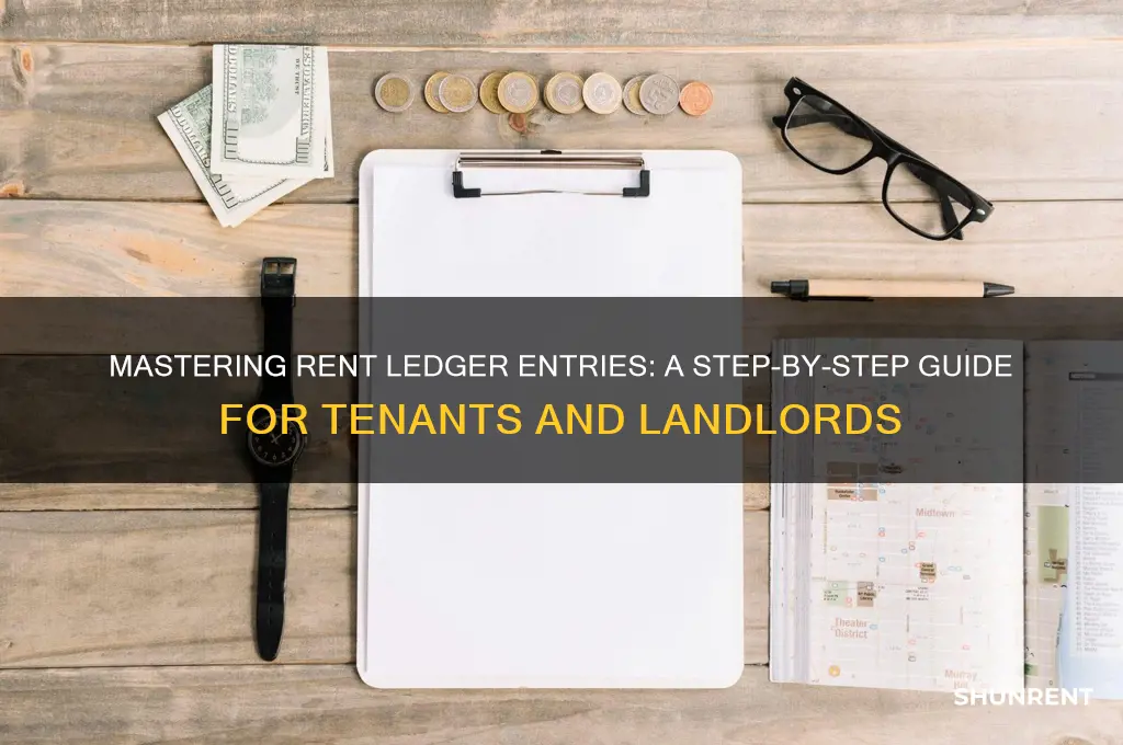 how to fill out a rent ledger