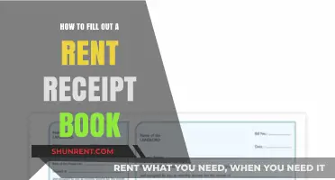 Rent Receipt Books: Filling Out the Forms Correctly