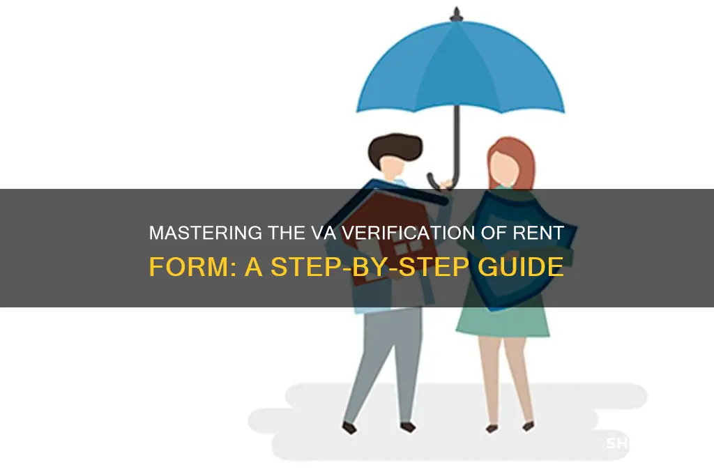 how to fill out va verification of rent form