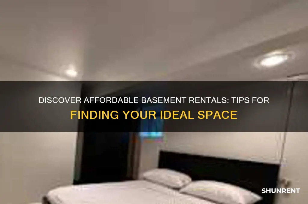 how to find a basement for rent