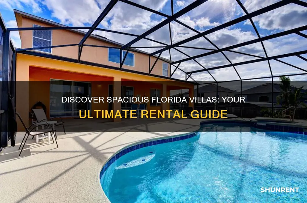 how to find a big villa to rent in florida