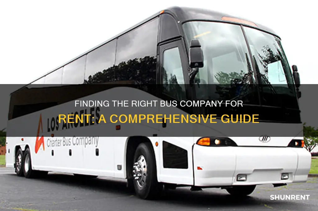 how to find a bus company that needs to rent