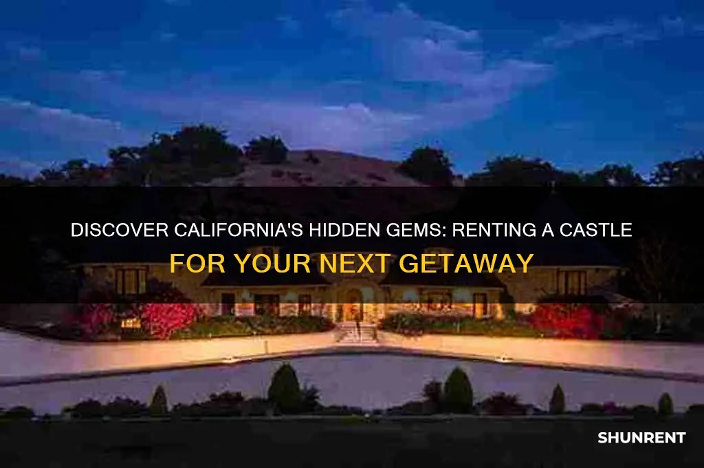 how to find a castle for rent in california