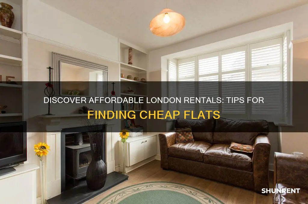 how to find a cheap flat to rent in london