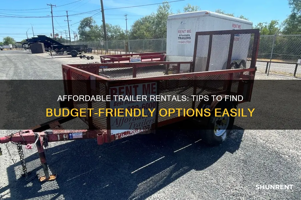 how to find a cheap trailer for rent