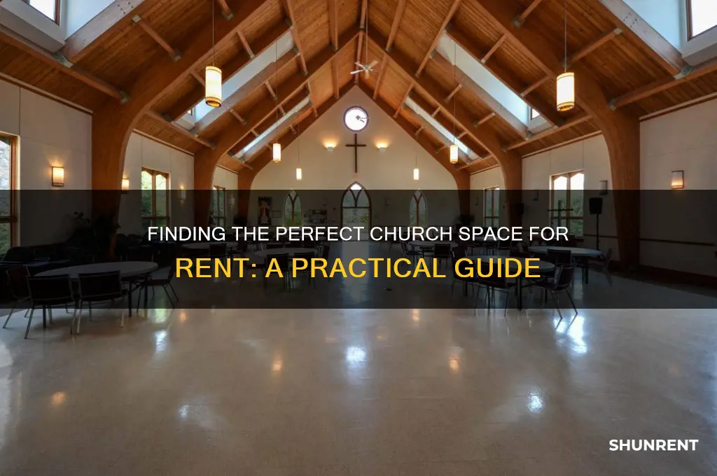 how to find a church space to rent