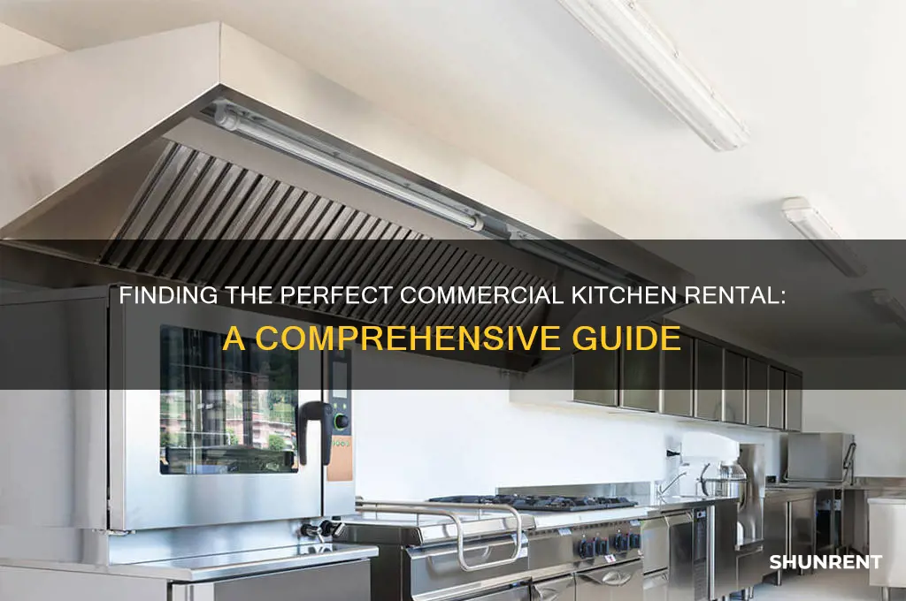 how to find a commercial kitchen for rent