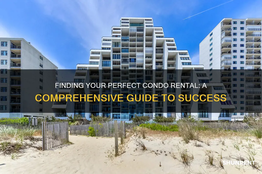 how to find a condo for rent