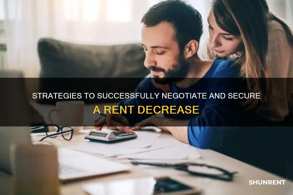 how to find a decrease rent case