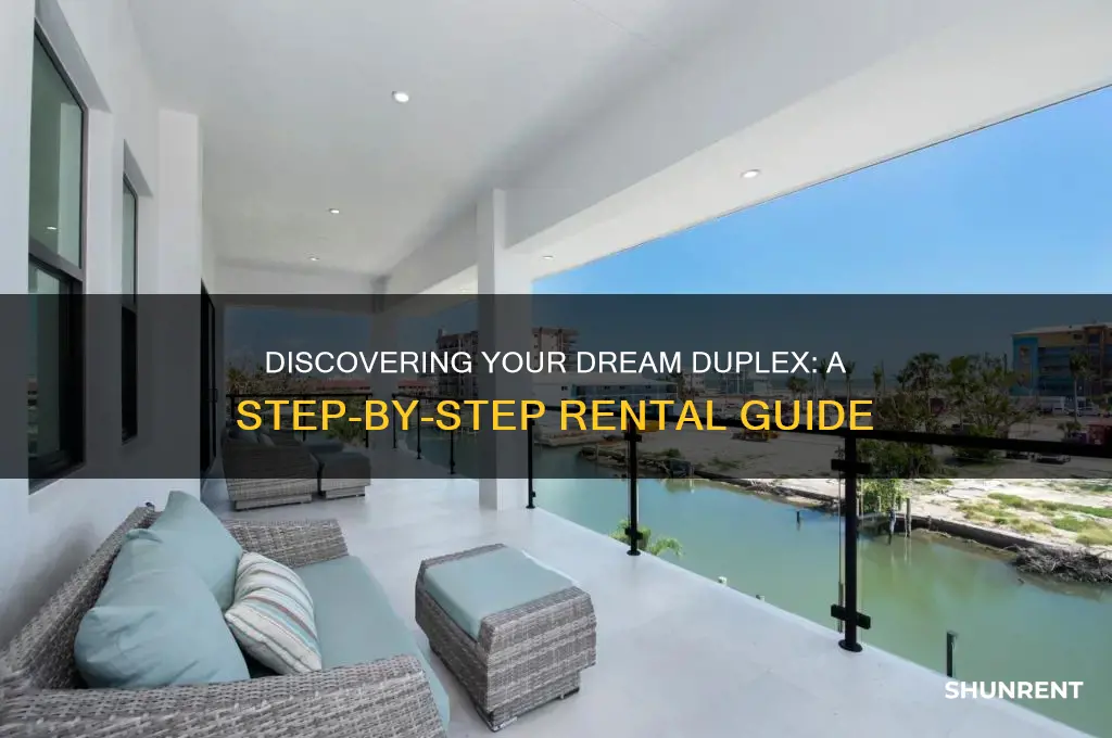 how to find a duplex for rent