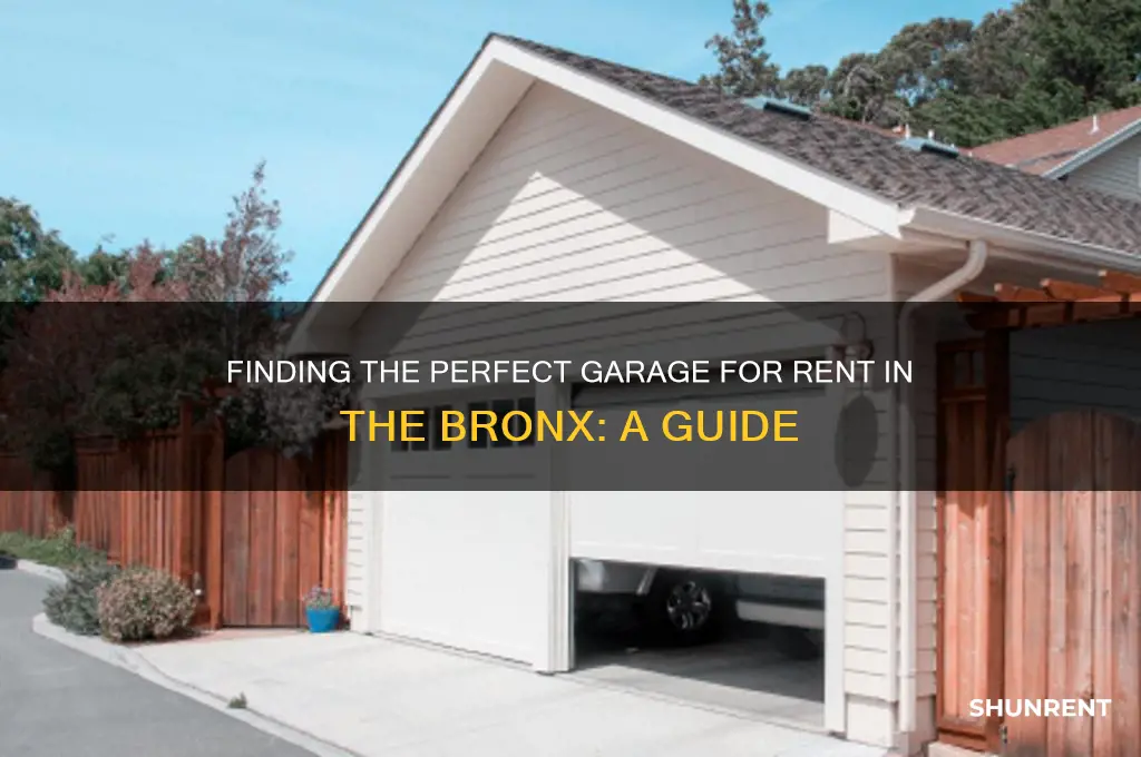 how to find a garage for rent in the bronx