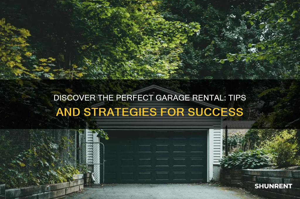 how to find a garage to rent