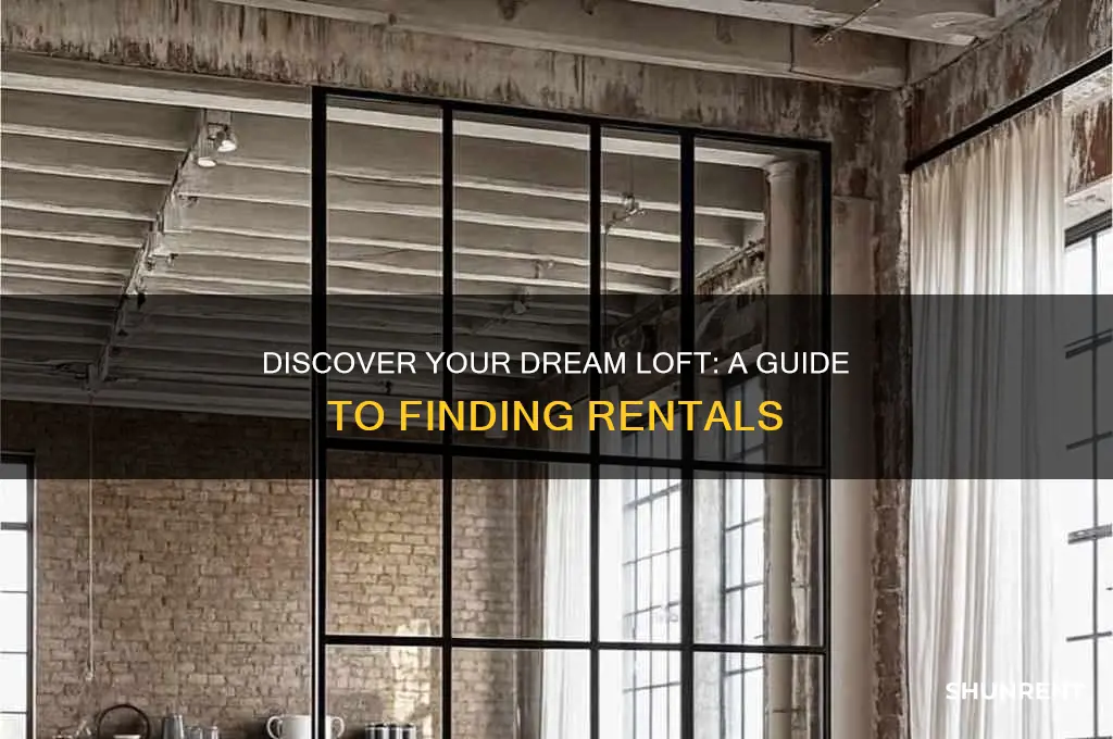 how to find a loft for rent