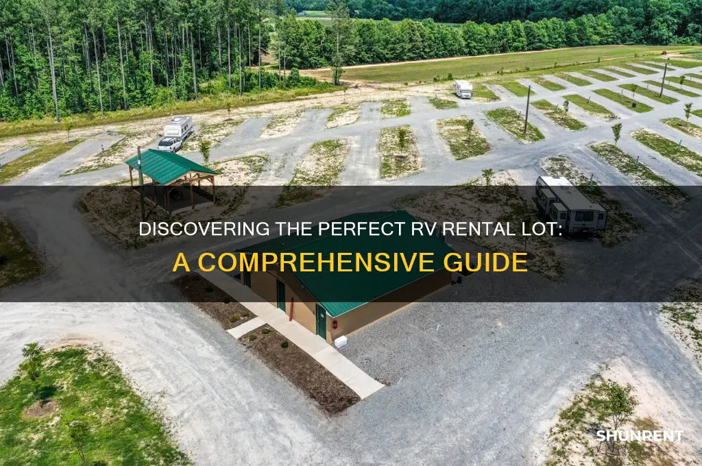 how to find a lot to rent for rv