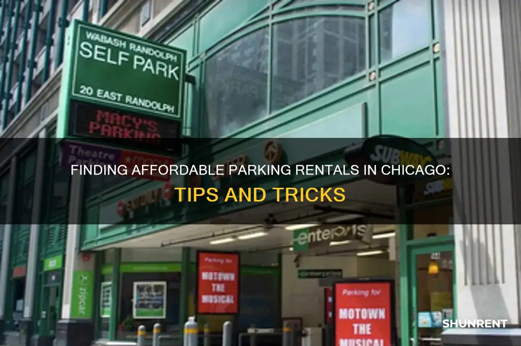 how to find a parking spot for rent in chicago