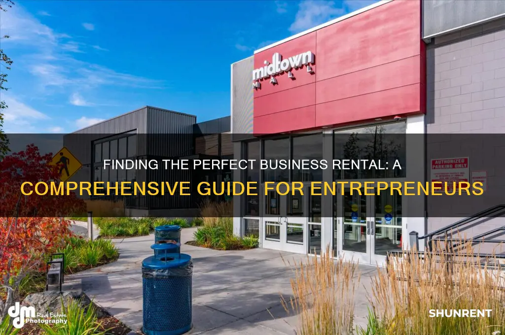 how to find a place for rent for business