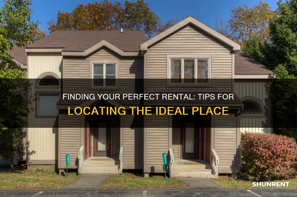how to find a place for rent