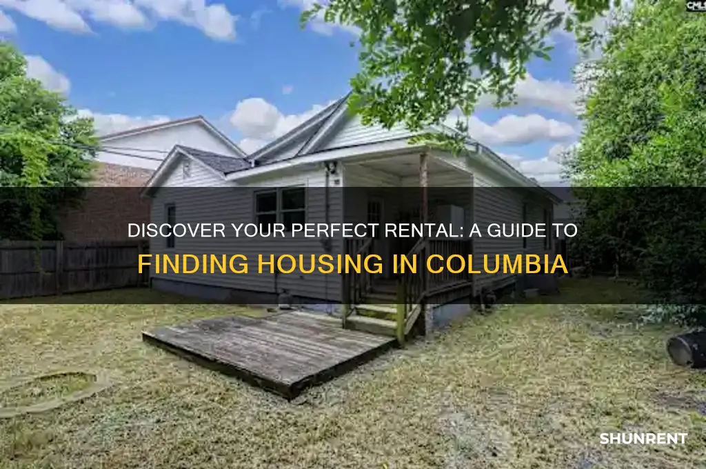 how to find a place to rent in columbia