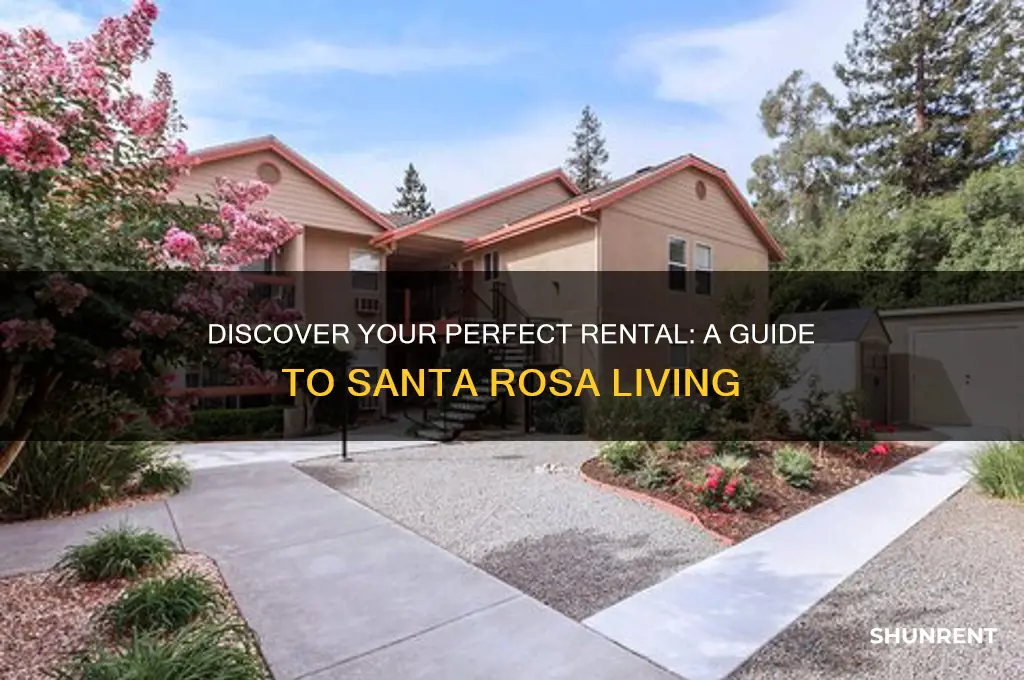 how to find a place to rent in santa rosa