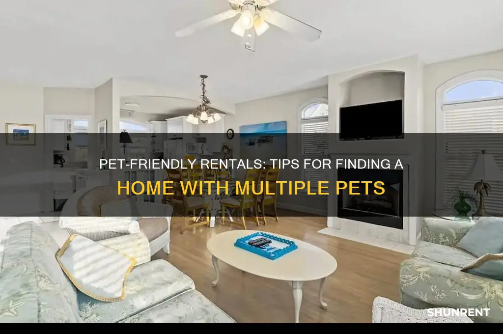 how to find a place to rent with multiple pets