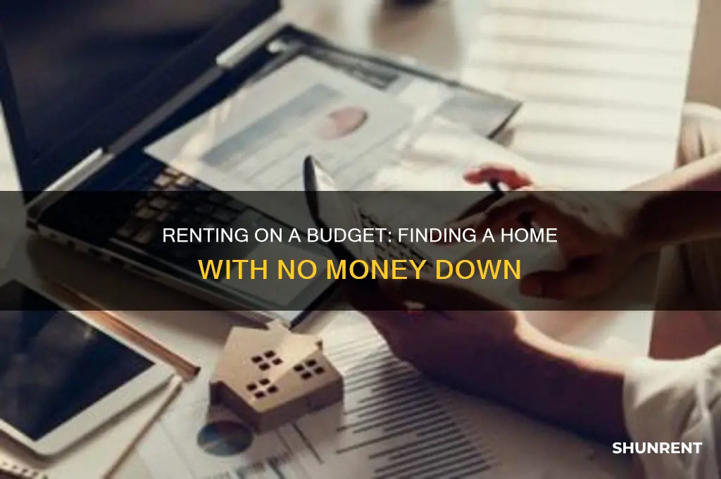 how to find a place to rent with no money