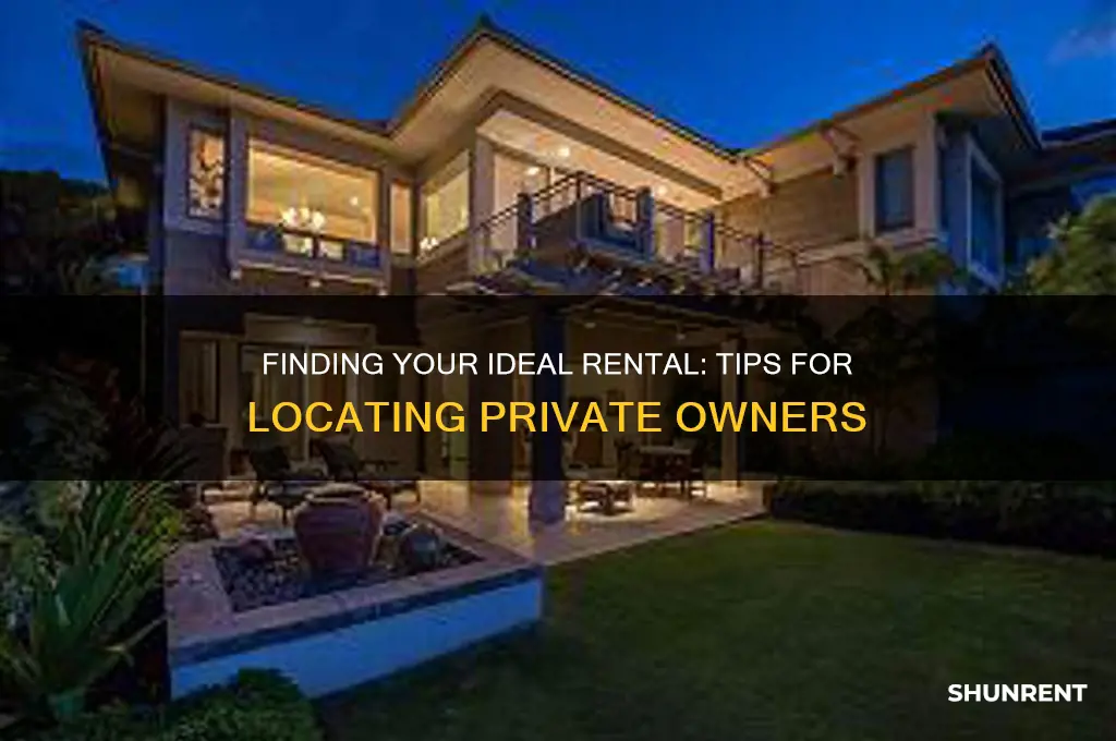 how to find a private owner to rent from
