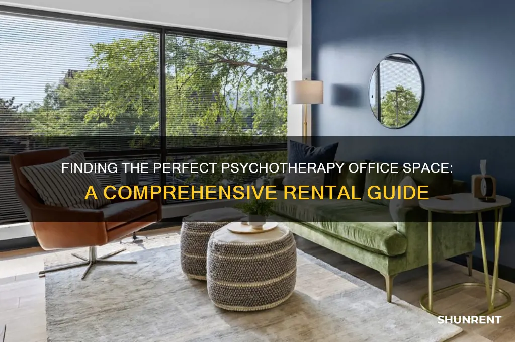 how to find a psychotherapy office to rent