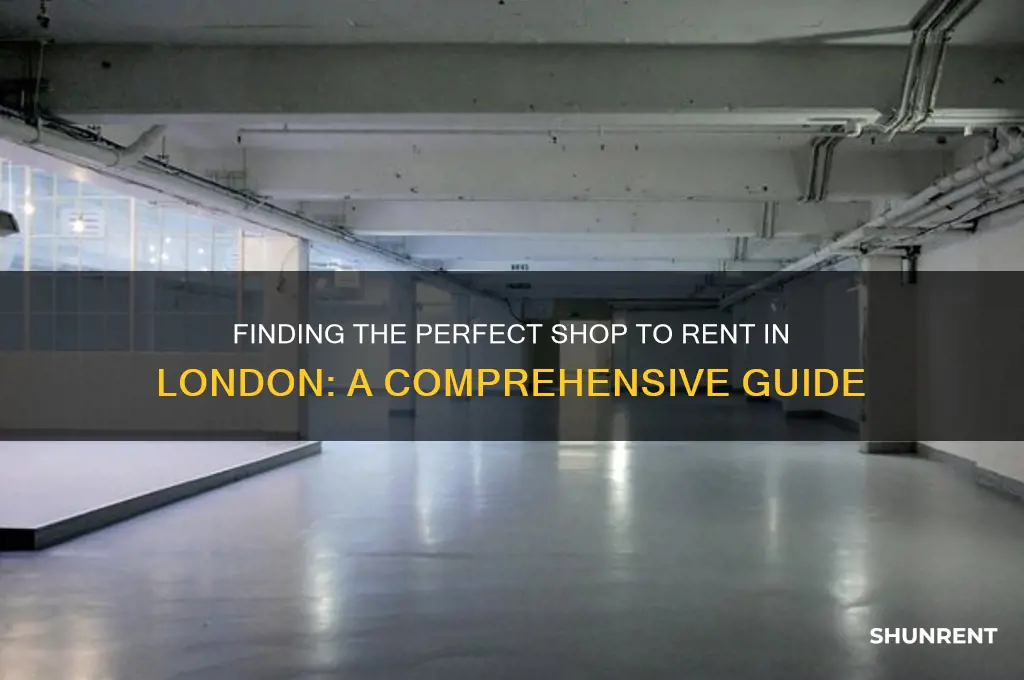 how to find a shop to rent in london