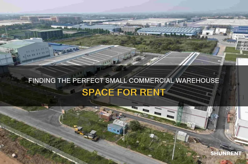 how to find a small commercial space warehouse for rent