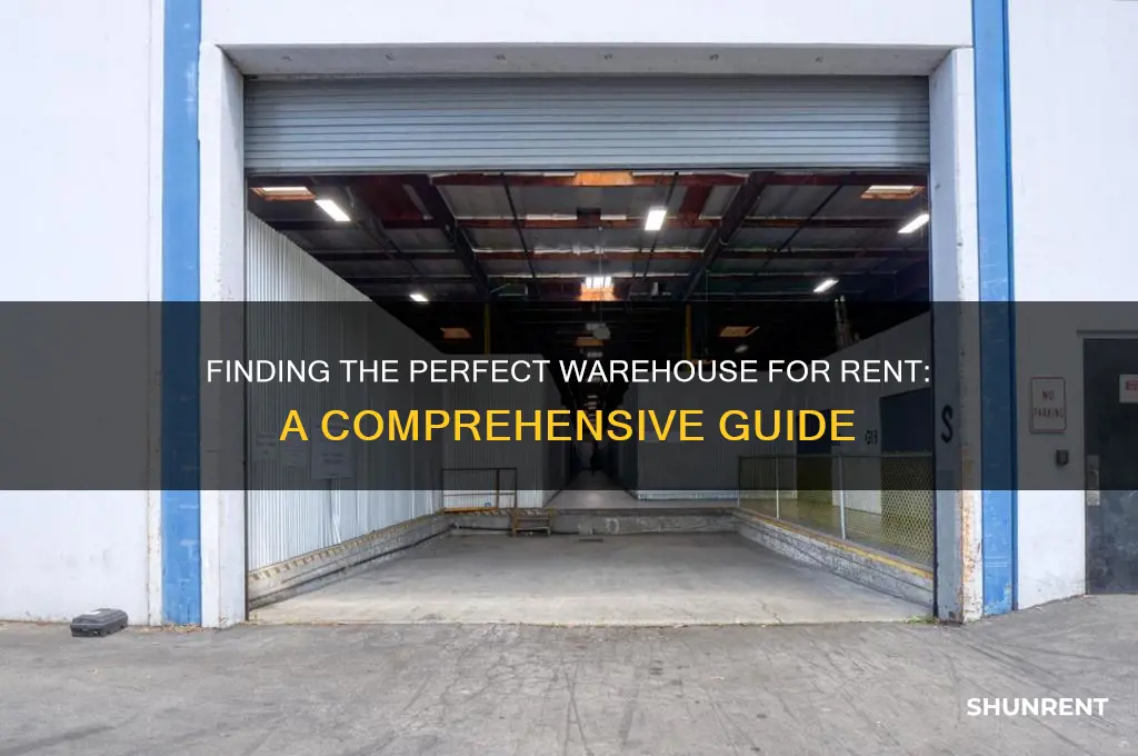 how to find a warehouse for rent