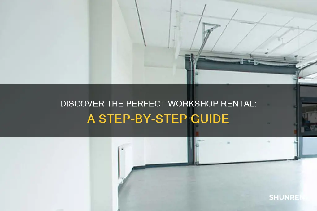 how to find a workshop to rent