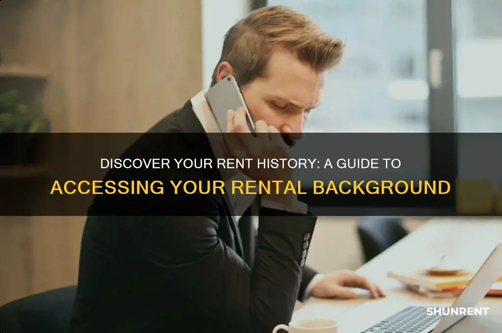 how to find about my rent background
