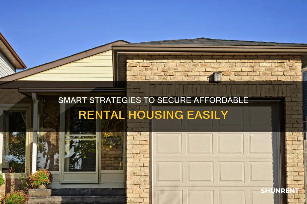 how to find an affordable place to rent