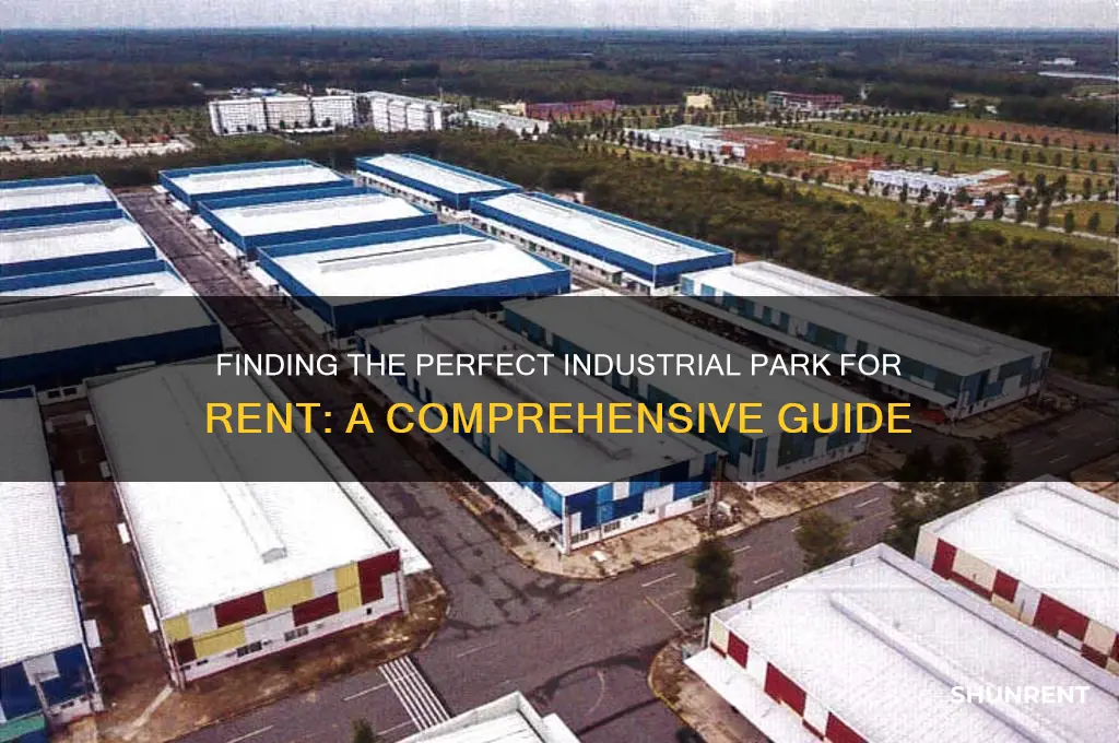 how to find an industrial park for rent