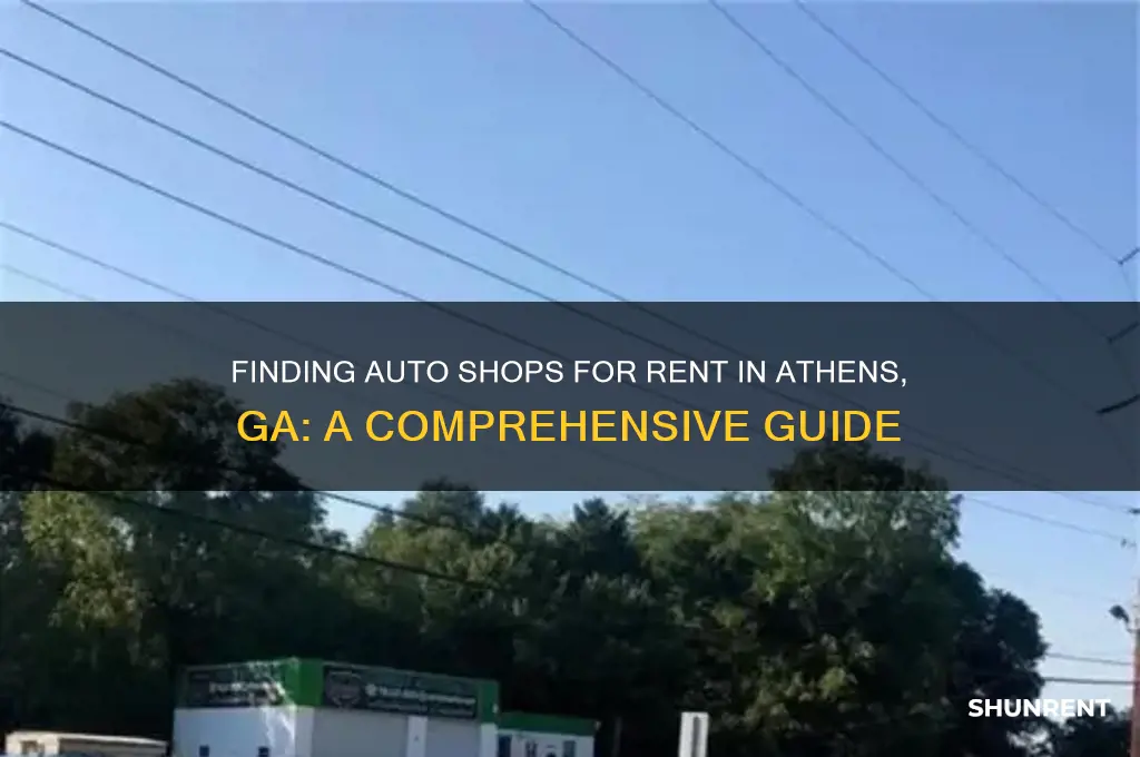 how to find auto shops for rent in athens ga