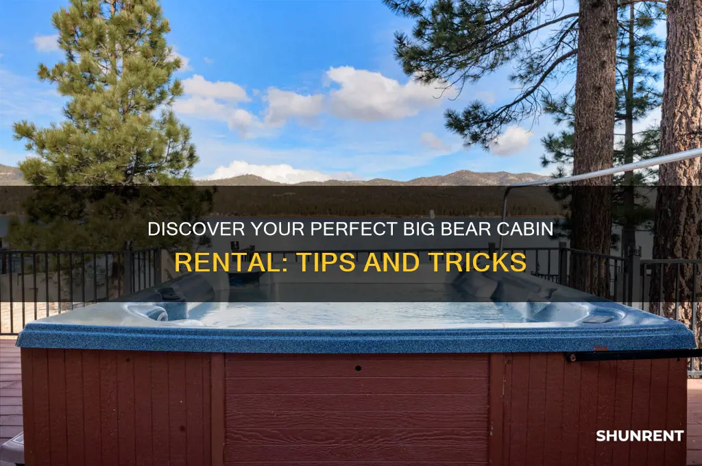 how to find cabin in big bear to rent