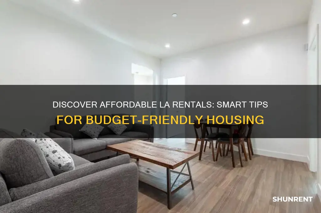 how to find cheap rent in la