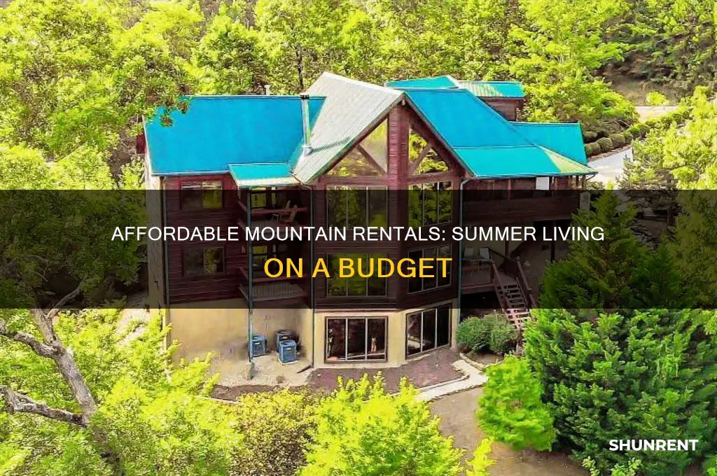 how to find cheap rent in mountains for summer