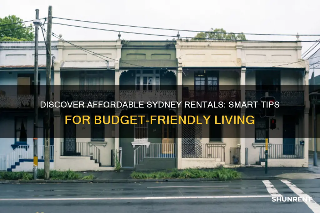 how to find cheap rent in sydney