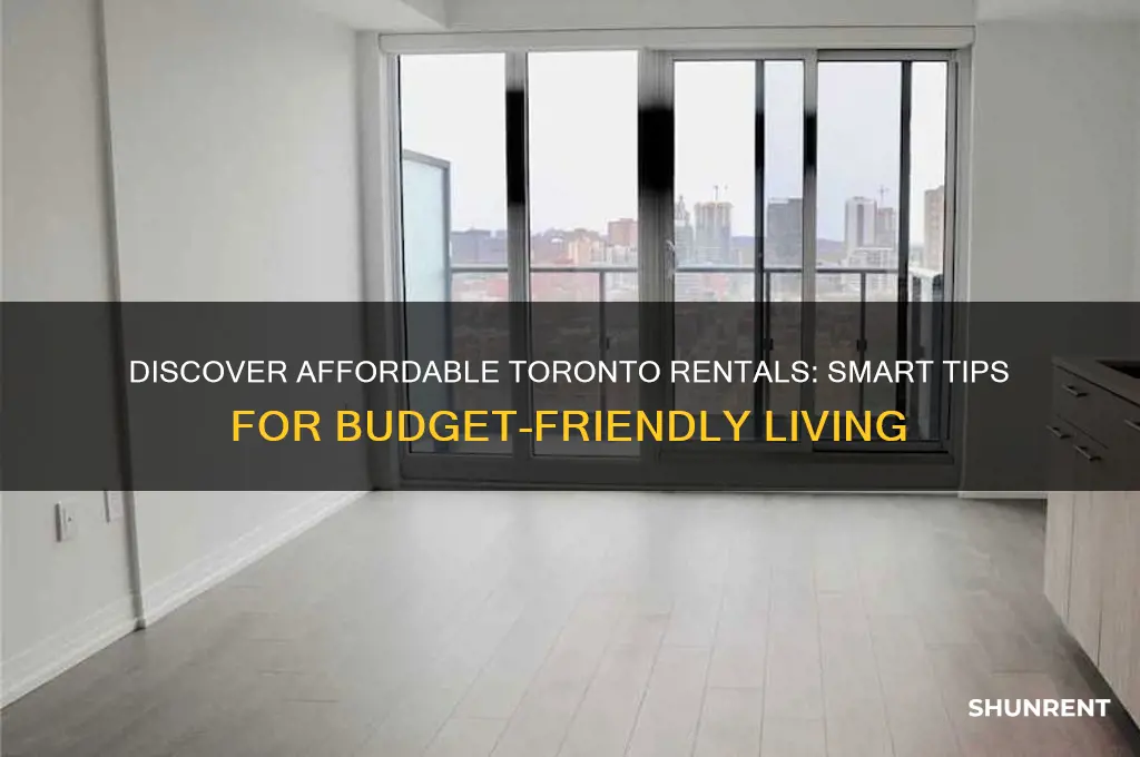 how to find cheap rent in toronto