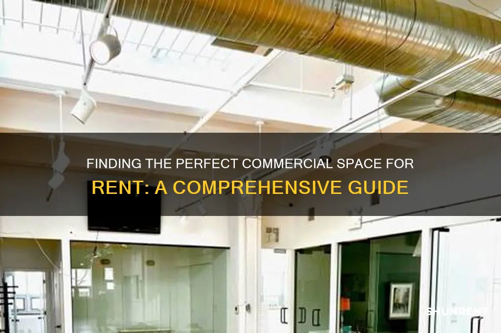 how to find commercial space for rent