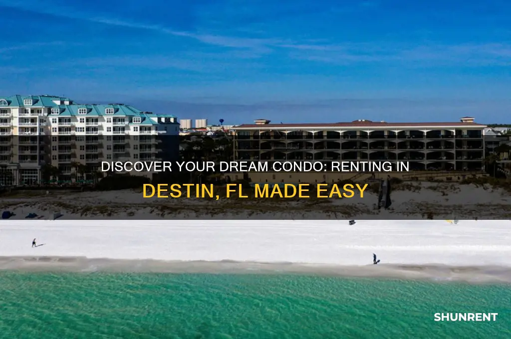 how to find condos for rent in destin fl